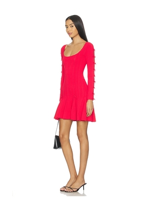 LoveShackFancy Seychelle Dress in Red. Size M. Also in XS, S, L, XL.