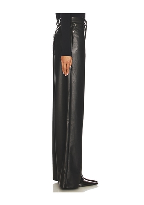 Lovers and Friends Brooklyn Faux Leather Pant in Black. Size M. Also in S, XL, XS, XXS.