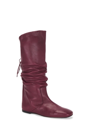 Miista Karola Tall Boot in Burgundy. Size 38. Also in 37.