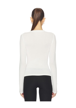Nakedvice The Dove Top in White. Size M. Also in XS, S, L.