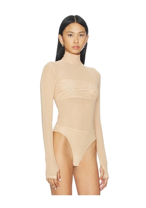 Nakedvice The Dries Bodysuit in Neutral. Size S. Also in XS, M.