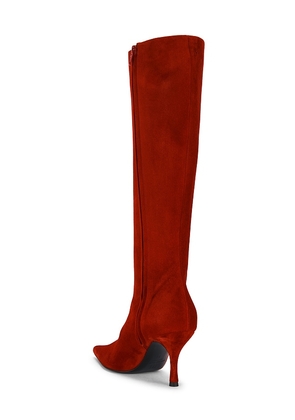 Magda Butrym Knee High Boot in Red. Size 36. Also in 37, 38, 39, 40.