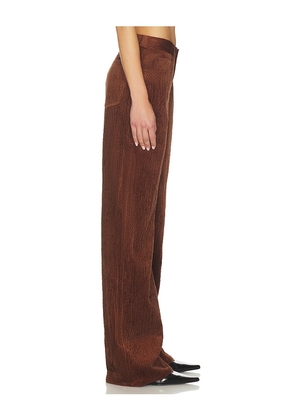 Magda Butrym Wide Leg Trouser in Orange. Size 38. Also in 34, 36.