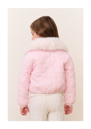 LoveShackFancy Kids Mini Sandria Jacket in Pink. Size 3. Also in 6, 2, 4, 5.