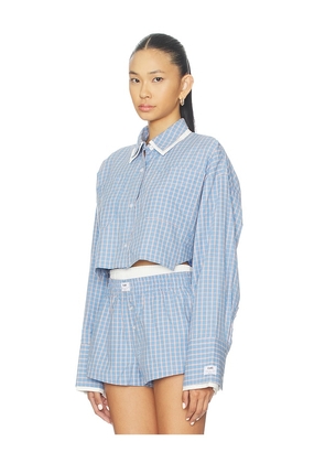 Ksubi Balter Shirt in Blue. Size M. Also in L, XL/1X, XS.