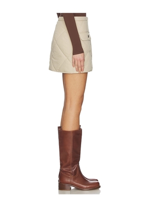 Lovers and Friends Cecilie Mini Skirt in Taupe. Size M. Also in L, S, XL, XS, XXS.