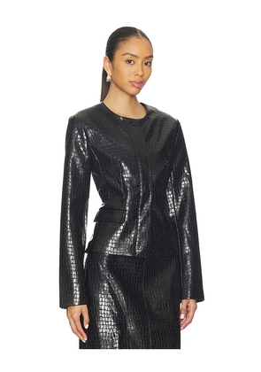 L'Academie Alisson Jacket in Black. Size M. Also in XXS, XS, S, L.