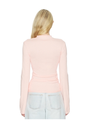 Lovers and Friends Joelle Funnel Neck Sweater in Pink. Size XS. Also in L, M, S, XL, XXS.