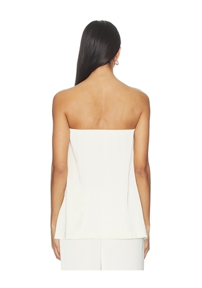 Lovers and Friends Alette Satin Top in Ivory. Size M. Also in XL, XS.
