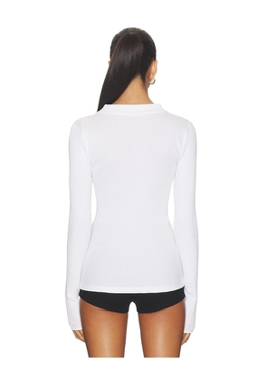 OperaSPORT Aria Seamless Top in White. Size M. Also in S, L, XXL.