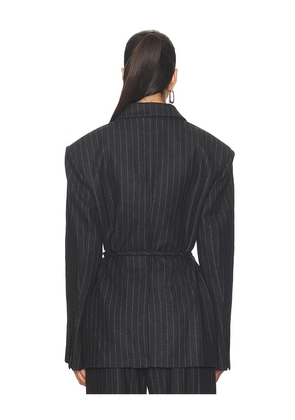Nanushka Osono Blazer in Charcoal. Size L. Also in XS.