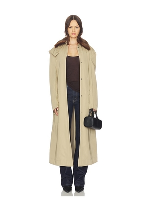 Nanushka Talbot Coat in Beige. Size M. Also in XS, S, L.
