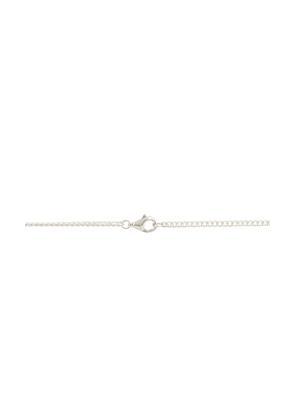 LOUPN Legacy Necklace in Metallic Silver. Size 24in. Also in 20in.