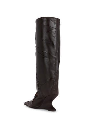 Miista Ayleen Tall Boots in Brown. Size 37. Also in 39.
