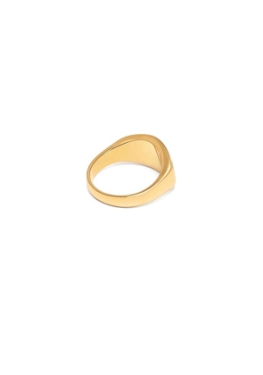 Nialaya Evil Eye Ring in Metallic Gold. Size 11. Also in 9, 10.