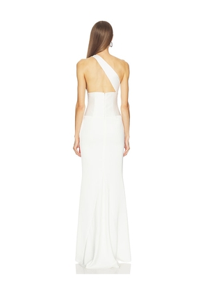 Michael Costello x REVOLVE Sorbara Gown in Ivory. Size M. Also in XXS, XS, S, L.