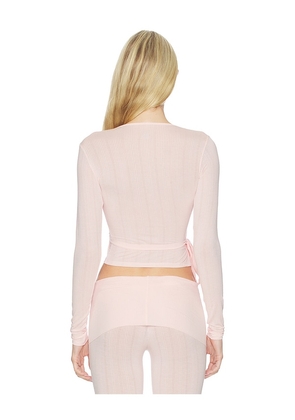 Negative Underwear Whipped Ballet Top in Pink. Size L. Also in S, M, XL/1X.