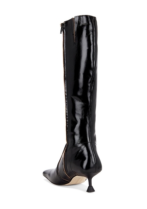 Miista Vikki Tall Boot in Black. Size 37. Also in 36, 38, 40, 41.
