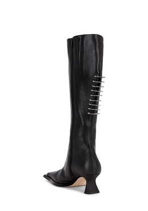 Miista Blanca Tall Boot in Black. Size 38. Also in 37, 39, 40.