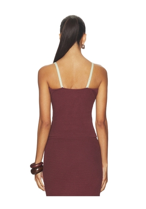 OSIS STUDIO Nina Top in Mauve. Size M. Also in XS, S, L.