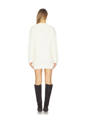 Lovers and Friends Abella Cardigan Mini Dress in Cream. Size M. Also in XXS, XS, S, L, XL.