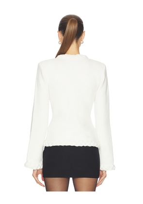 MAJORELLE Kiella Cardigan in Ivory. Size M. Also in XS, S, L, XL.