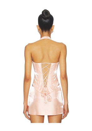 Kim Shui Halter Top in Pink. Size L. Also in S, M.