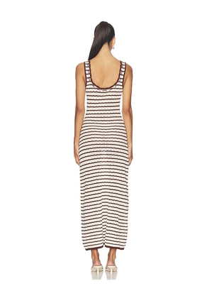 LSPACE Rosalie Maxi Dress in Brown. Size L. Also in S, XS, M.