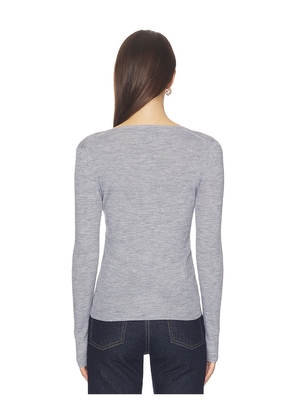 NILI LOTAN Klarise Sweater in Grey. Size M. Also in XS, S, L.