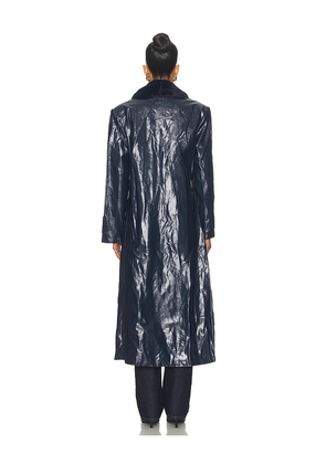 MADISON THE LABEL Max Coat in Navy. Size M. Also in XS, S, L.