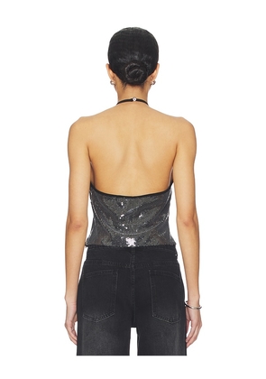 Miaou Natalia Top in Black. Size L. Also in S, XS, M, XL.