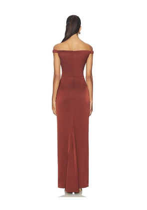 Katie May Tempest Gown in Brown. Size S. Also in XXS, XS, L.