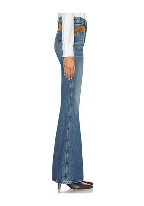 MOTHER The Pointy Pocket Doozy Hee Jeansl in Blue. Size 24. Also in 25, 26, 27, 28, 29, 32.