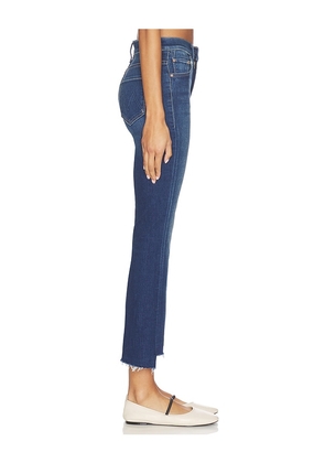 MOTHER The Insider Crop Step Hem Jeans in Navy. Size 24. Also in 25, 26, 27.