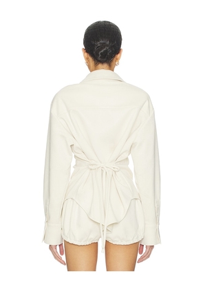 LAMARQUE Tosca Shirt in Yellow. Size S. Also in XS, M, L.
