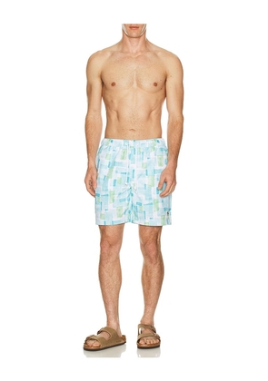 Original Penguin 7 Volley Swim Shorts in White. Size M. Also in S, L, XL/1X.