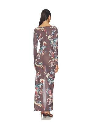 La Porte Payton Dress in Brown. Size M. Also in XS, S.