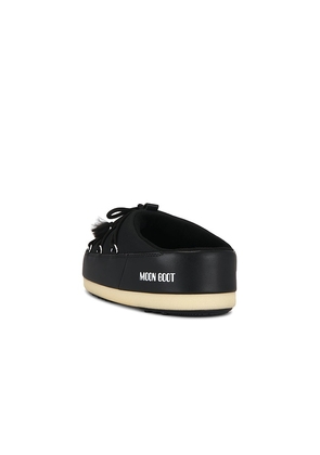 MOON BOOT Evx Nylon Mule in Black. Size 41/42. Also in 39/40.