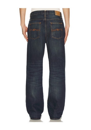 Nudie Jeans Loud Larry Jeans in Blue. Size 31. Also in 30, 32, 33, 36.