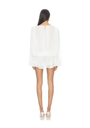 LIONESS Elements Mini Dress in White. Size L. Also in XXS, XS, XL.