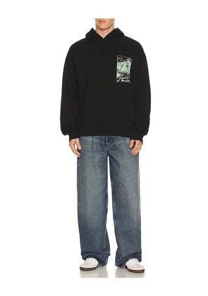 Lacoste Loose Fit Hoodie in Black. Size 4. Also in 3, 5, 6.