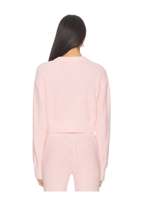 Lovers and Friends Lora Textured Cardigan in Pink. Size M. Also in XXS, S, XL.