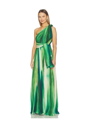 Mayle Vasquez Affluent Maxi Dress in Green. Size M. Also in XS.