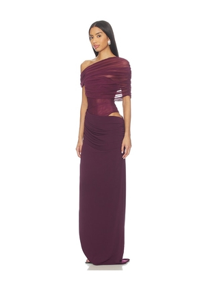 NBD Romi Maxi Dress in Purple. Size M. Also in XXS, XS, L.