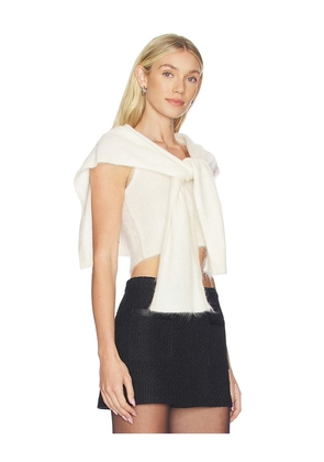 Monse Mohair Cami Top Set in Cream. Size L. Also in XS, S, M.