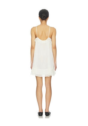 LIONESS Ethereal Mini Dress in White. Size S. Also in M, L, XL.