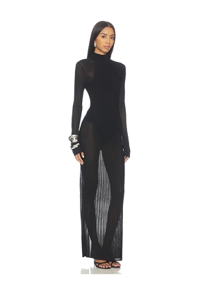 NBD Pranjal Bodysuit Dress in Black. Size M. Also in L, S, XL, XXS.