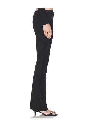 LIONESS Low Waisted Slim Pant in Black. Size S. Also in XXS, XS, M, L, XL, XXL.