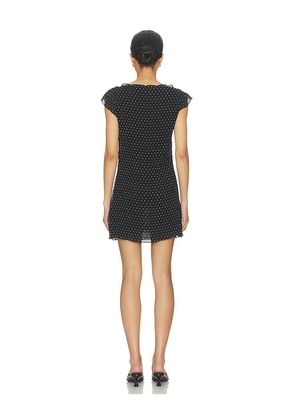 LIONESS Mariner Mini Dress in Black. Size S. Also in XXS, XS, M, L, XL.