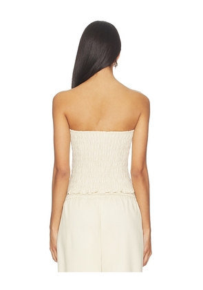 LNA Gigi Tube Top in Cream. Size S. Also in L, M, XL, XS.